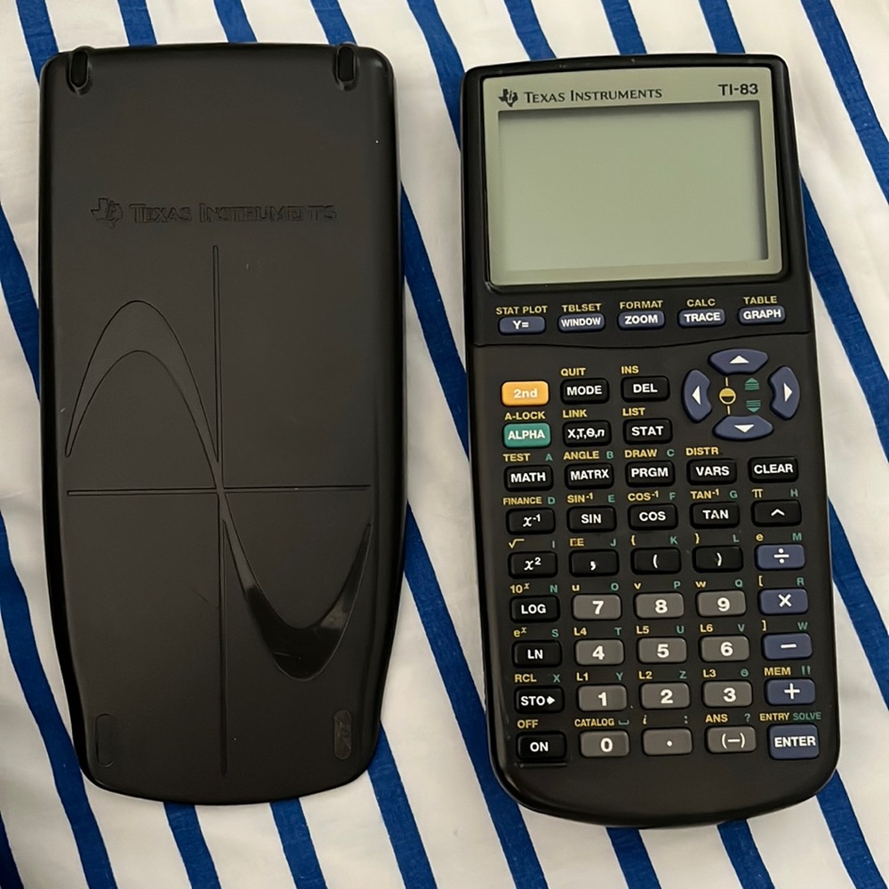 TEXAS INSTRUMENTS TI-83 Graphing Calculator - working condition